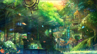 好梦幻的色彩，宁静中寻找神秘的光环