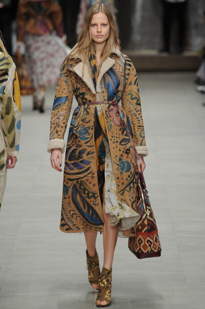 Burberry Prorsum 2014伦敦秋冬时装周上最瞩目的一场大秀