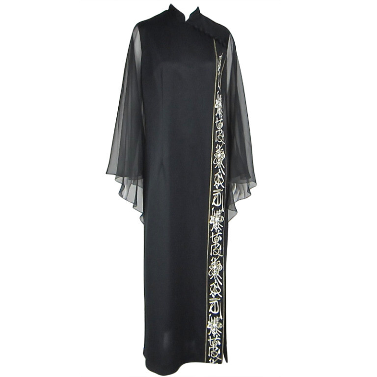 1970s ALFRED SHAHEEN Maxi Dress