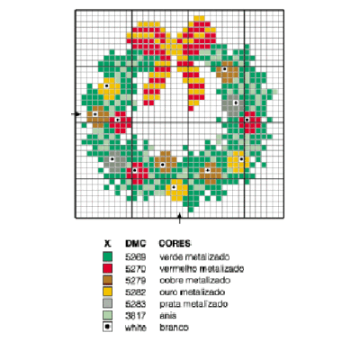 圣诞主题十字绣 图纸 十字绣 十字绣图纸 手作空间http://shop106776431.taobao.com/