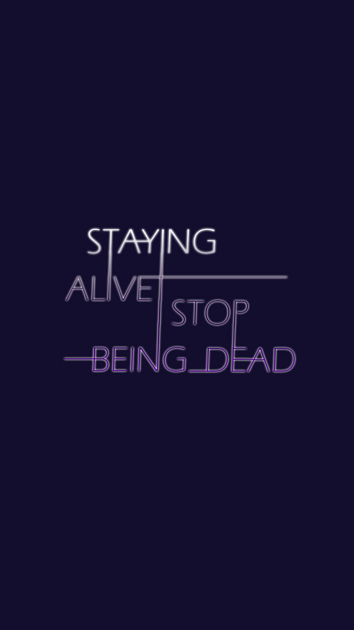 Staying alive . Stop being dead .#手机壁纸# #神探夏洛克#