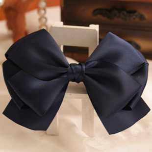 蝴蝶结头饰 蓝色系