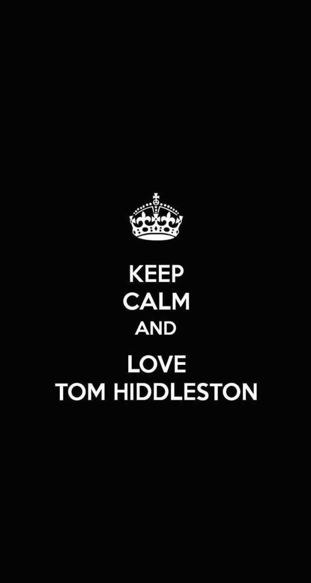 Keep calm and love Tom Hiddleston