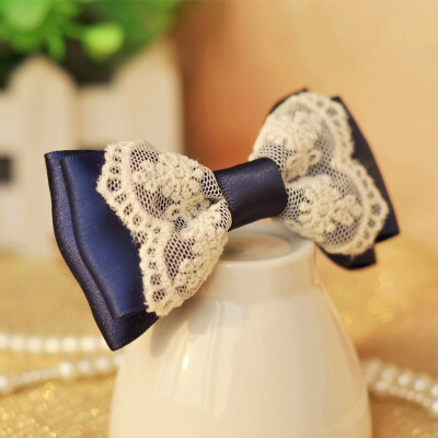 蝴蝶结头饰 蓝色系