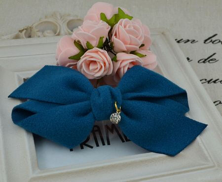 蝴蝶结头饰 蓝色系