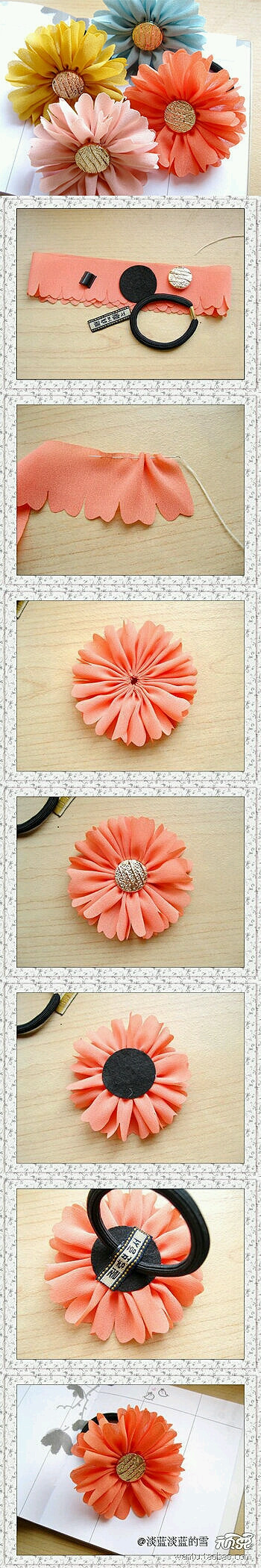 单边波浪花瓣条 制作教程