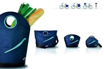 Lyria Bicycle Bag自行车购物袋，设计师：Culture Form GmbH。