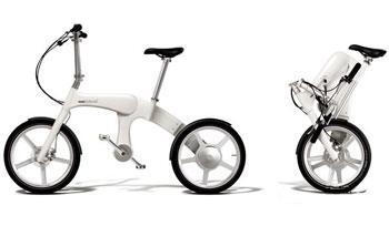 Mando Footloose E-Bike自行车，由MAS Design Products Ltd.公司设计，该自行车没有链条，可灵活折叠。