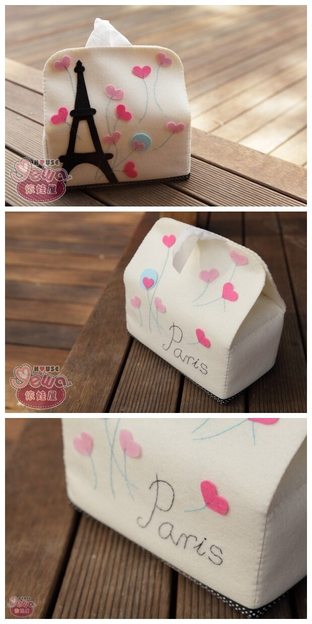 不织布纸巾盒用厚一点的布才会有质感