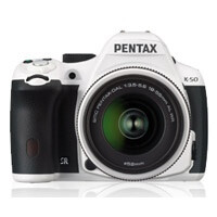 PENTAX K50 with DA 18-55mm WR LENS (white) weather sealed, dust proof, cold proof, SR, $549.99 on sale &amp;lt;3 哈哈哈甩出100D几条街了好嘛～ 存钱！！