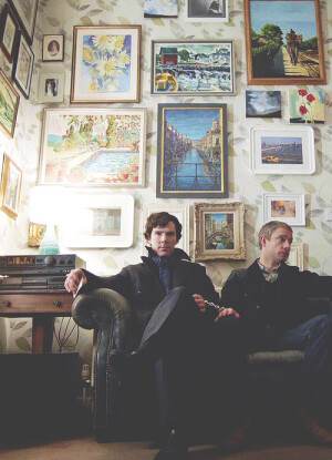 Benedict Cumberbatch Martin Freeman 神探夏洛克 卷福 花生 Sherlock