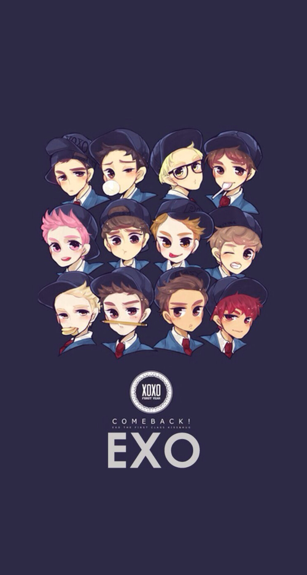 EXO 壁纸 明星 iPhone5