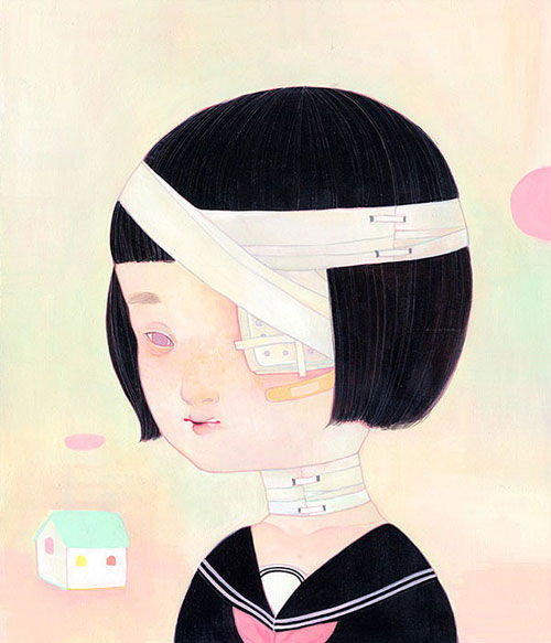 hikari shimoda 是一个了解自闭症孩子的世界的画家。