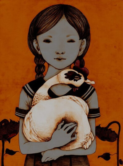hikari shimoda 是一个了解自闭症孩子的世界的画家。