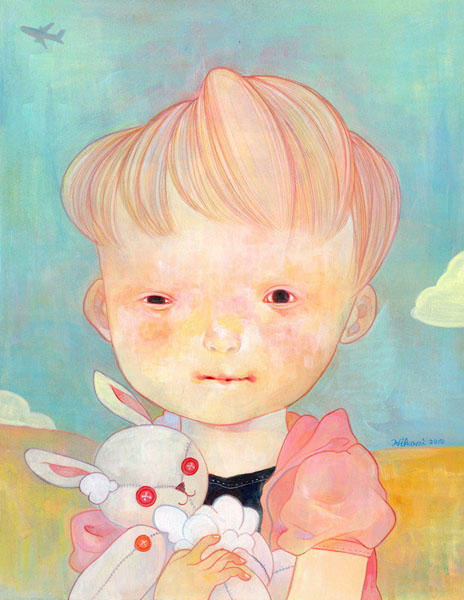 hikari shimoda 是一个了解自闭症孩子的世界的画家。