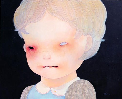 hikari shimoda 是一个了解自闭症孩子的世界的画家。