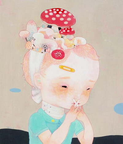 hikari shimoda 是一个了解自闭症孩子的世界的画家。