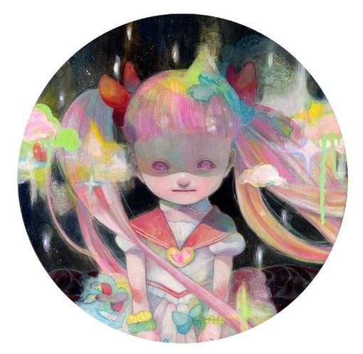 hikari shimoda 是一个了解自闭症孩子的世界的画家。