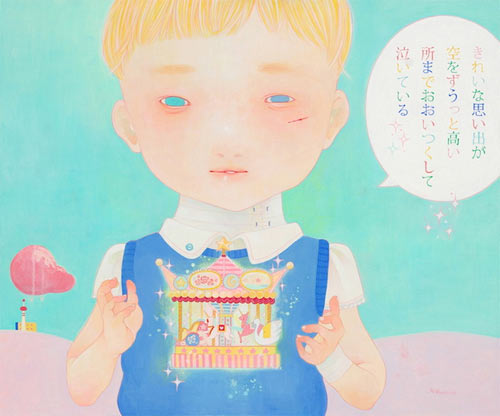 hikari shimoda 是一个了解自闭症孩子的世界的画家。