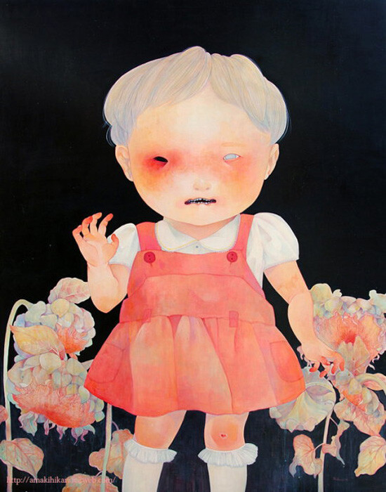 hikari shimoda 是一个了解自闭症孩子的世界的画家。