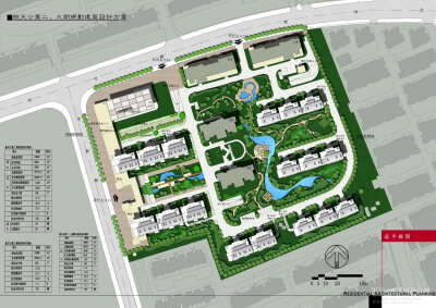 公寓园区规划设计方案平面