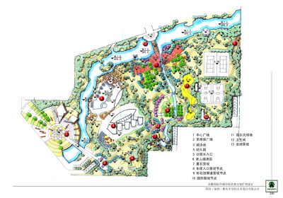 安徽国际华城景观规划设计平面图