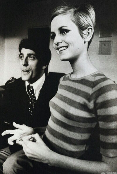 Twiggy and Justin de Villenuve, 1967