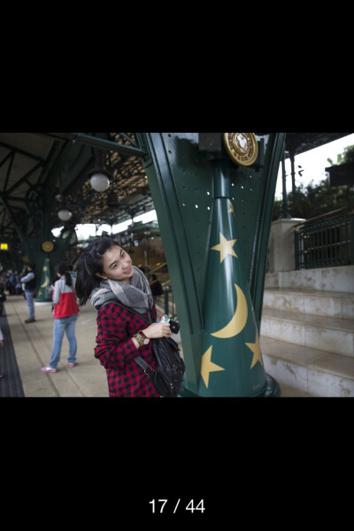 Disney tube station, smiling and forgot every thing