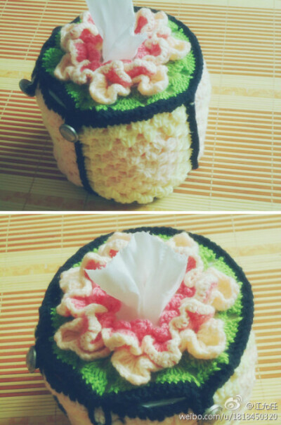 钩断手的纸巾筒！