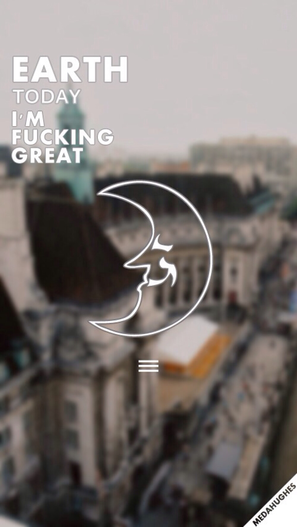 Medahughes iPhone 壁纸 原宿 清新 欧美 句子 文字 图片