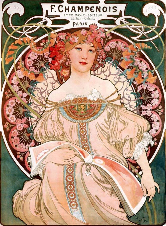  阿方斯·慕夏(1860-1939)Alphonse Mucha