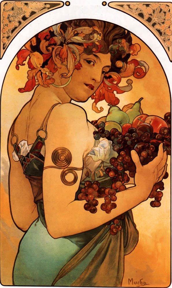  阿方斯·慕夏(1860-1939)Alphonse Mucha