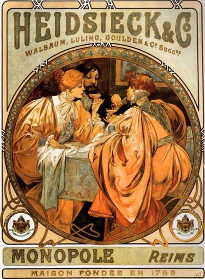  阿方斯·慕夏(1860-1939)Alphonse Mucha