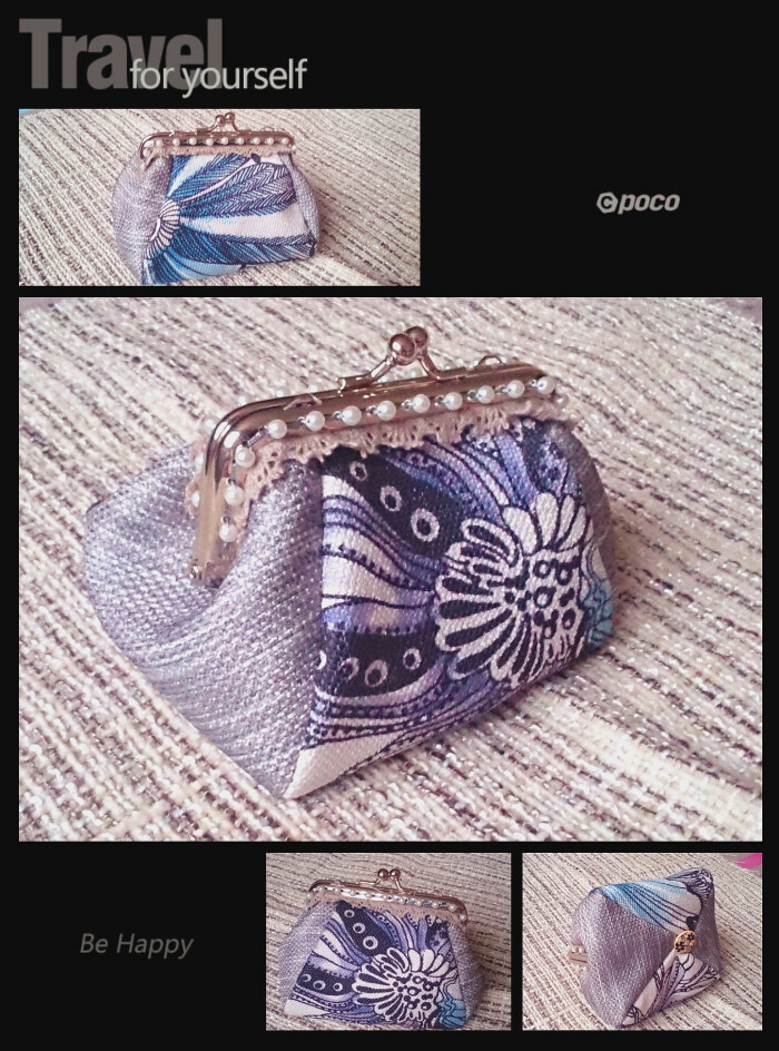 晒技能 和风四片口金包 堆糖 美图壁纸兴趣社区