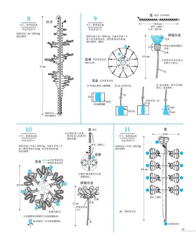 钩针花朵