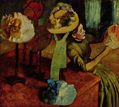 Edgar Degas, The Millinery Shop, 1885