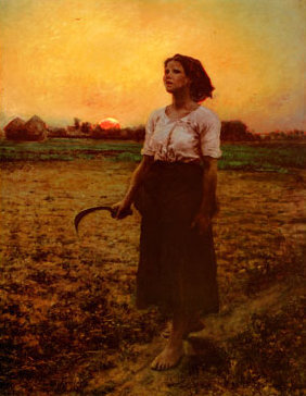 Jules Breton, Song of the Lark, 1884