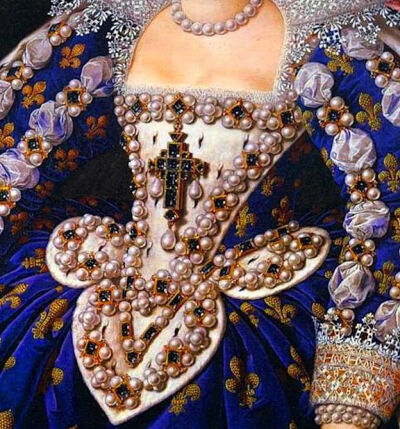 ➹Art Details➹Maria de’Medici as Regent of France (aged 38) by Frans Pourbus - 1611