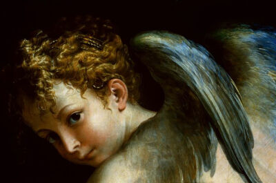 ➹Art Details➹Girolamo Francesco Maria Mazzola known as Parmigianino - Cupid making his arch, 1535 - Italy. Large HQ