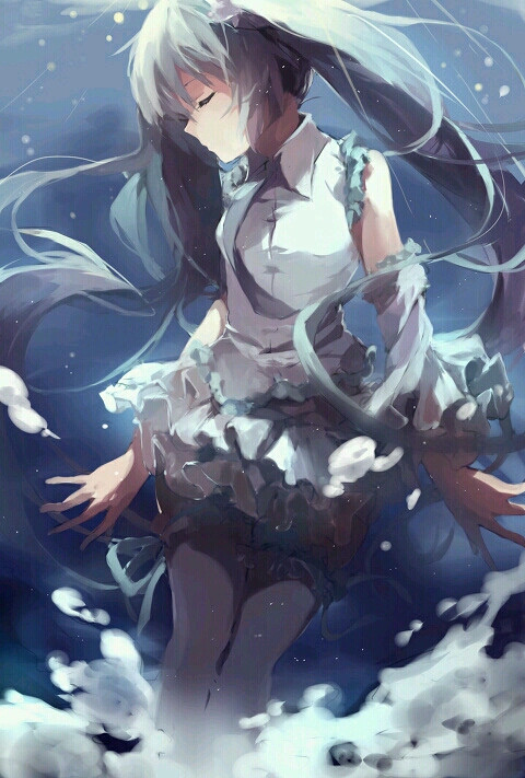 初音未来，miku，画师:薯子，pixiv