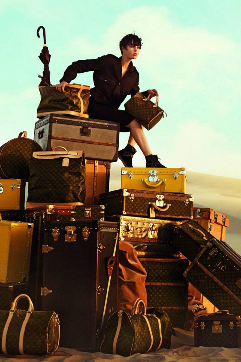 The Spirit of Travel Fashion 旅行精神：Louis Vuitton 2014春季广告 模特：Edie Campbell &amp;amp; Karen Elson