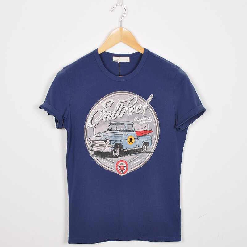 卡车印花短袖
