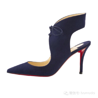 Christian Louboutin Franca 8.5公分款露后跟脚踝绑带款高跟鞋