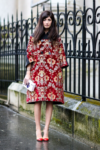 20 of the best Paris street style during the fall 2014 season from www.fashionising.com