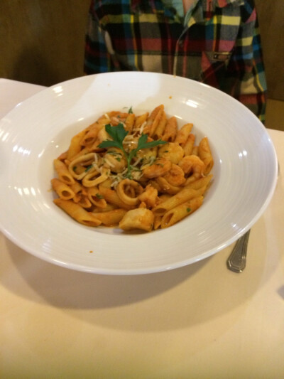 Seafood pasta