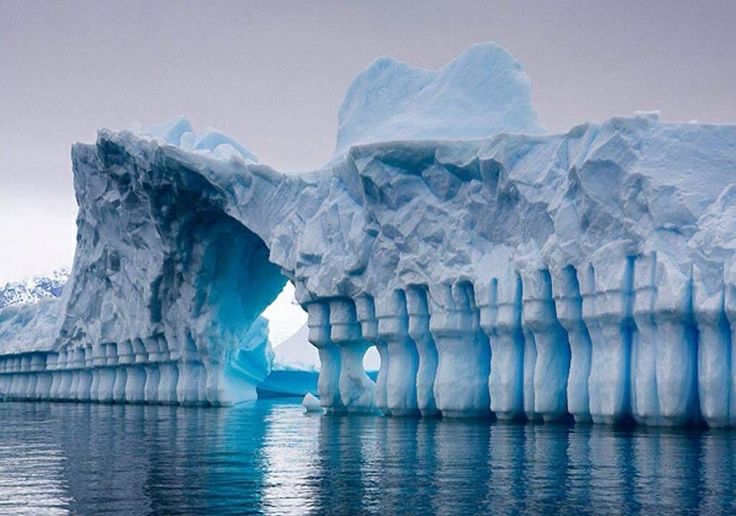 Cool Photo of An Ice Bridge in Antarctica