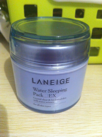 兰芝睡眠面膜 推荐指数：5星