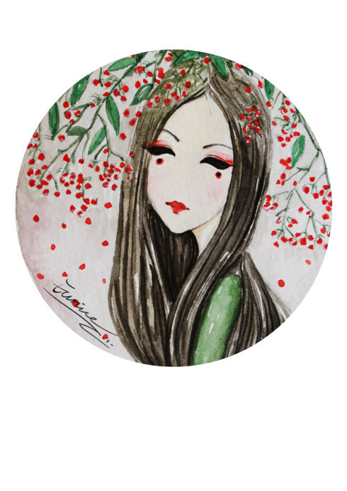 【相思豆】 交枝红豆雨中看，为君滴尽相思血。 图源： 21新浪博客-http://blog.sina.com.cn/eunicejiayi