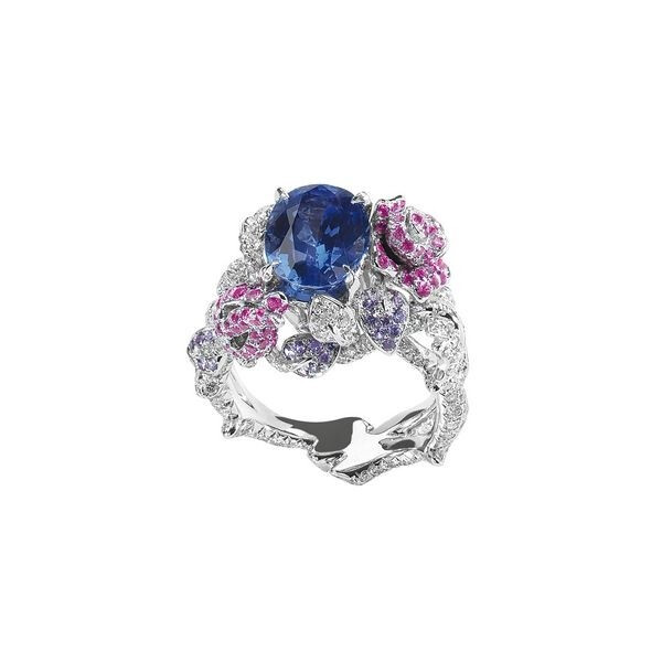 Dior顶级珠宝PRECIEUSES ROSE系列蓝宝石戒指