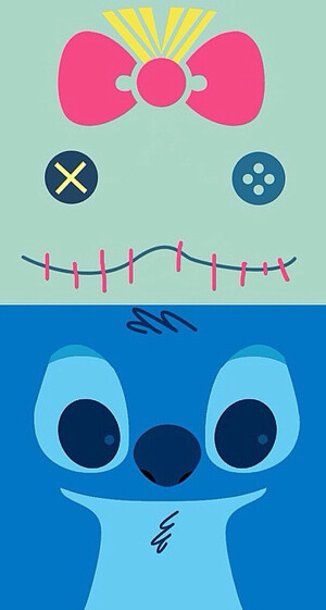 可爱卡通。迪士尼。史迪奇。iPhone5/5s壁纸。